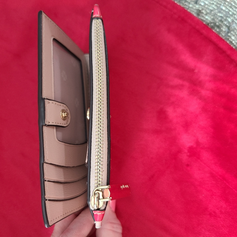 Kate Spade ❤ Heart Wallet Red & Pink - Picture 10 of 15